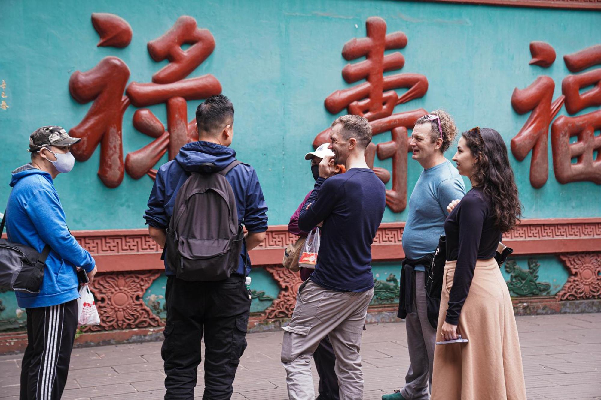 Chengdu Mix Hostel Courtyard Poshpacker Eksteriør billede